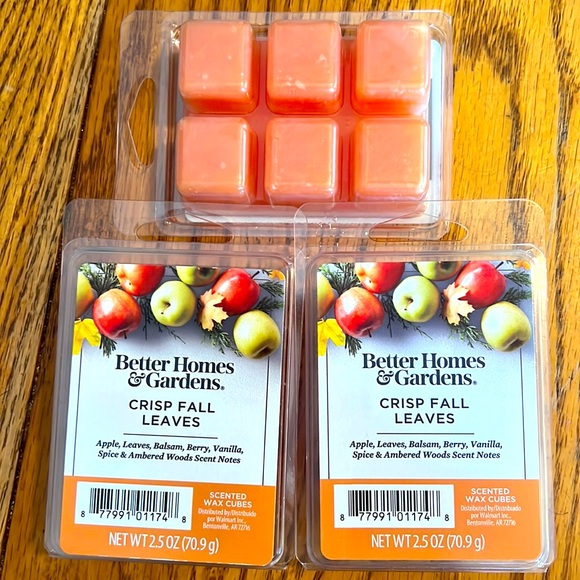 Better Homes And Gardens Holiday Better Homes Gardens Scented Candles Crisp Fall Leaves Wax